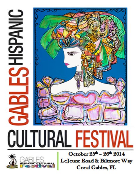 Coral Gables Hispanic Cultural Festival Poster